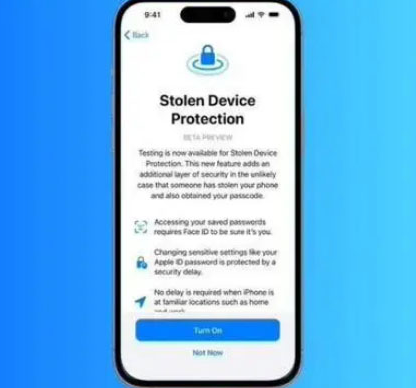 明山苹果授权维修店分享被盗设备保护功能开启方法 